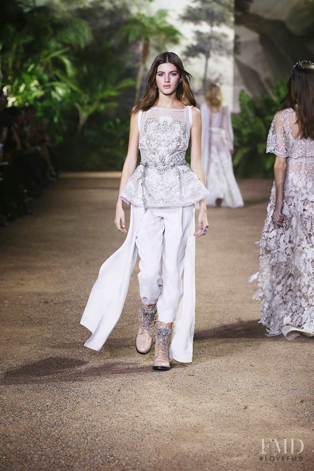 Valery Kaufman featured in  the Elie Saab Couture fashion show for Spring/Summer 2016