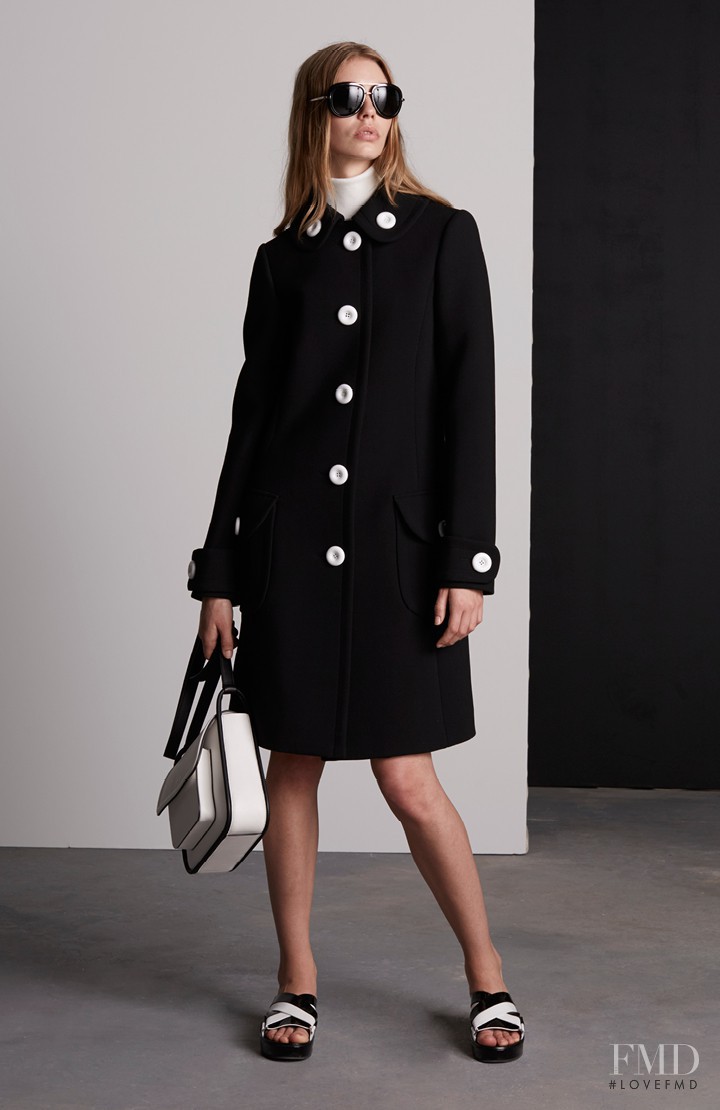 Ondria Hardin featured in  the Michael Kors Collection lookbook for Resort 2016