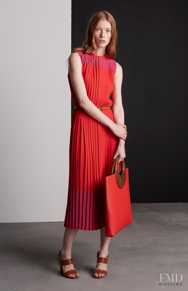 Julia Hafstrom featured in  the Michael Kors Collection lookbook for Resort 2016