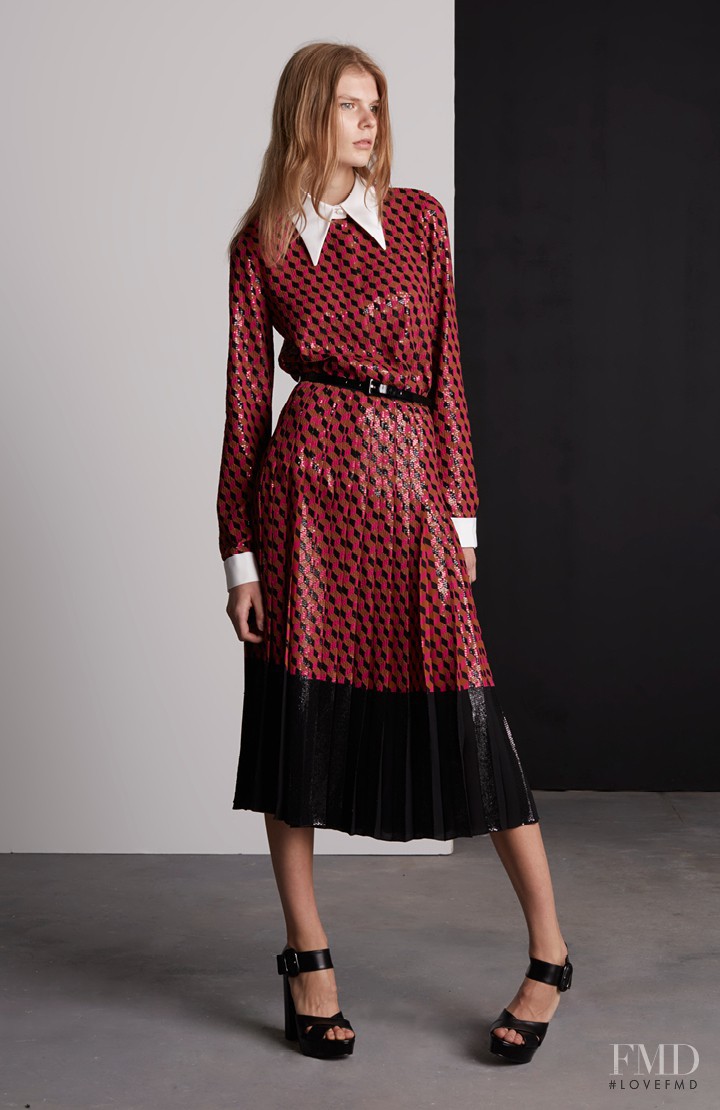 Alexandra Elizabeth Ljadov featured in  the Michael Kors Collection lookbook for Resort 2016