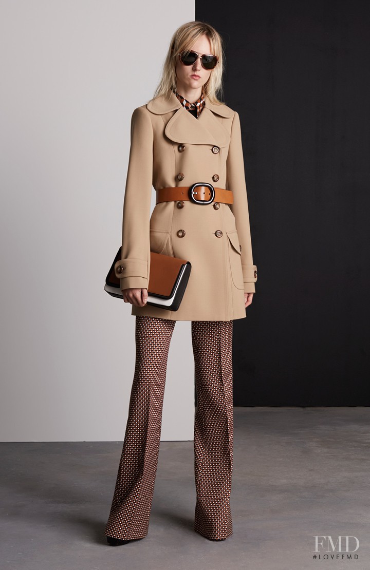 Harleth Kuusik featured in  the Michael Kors Collection lookbook for Resort 2016