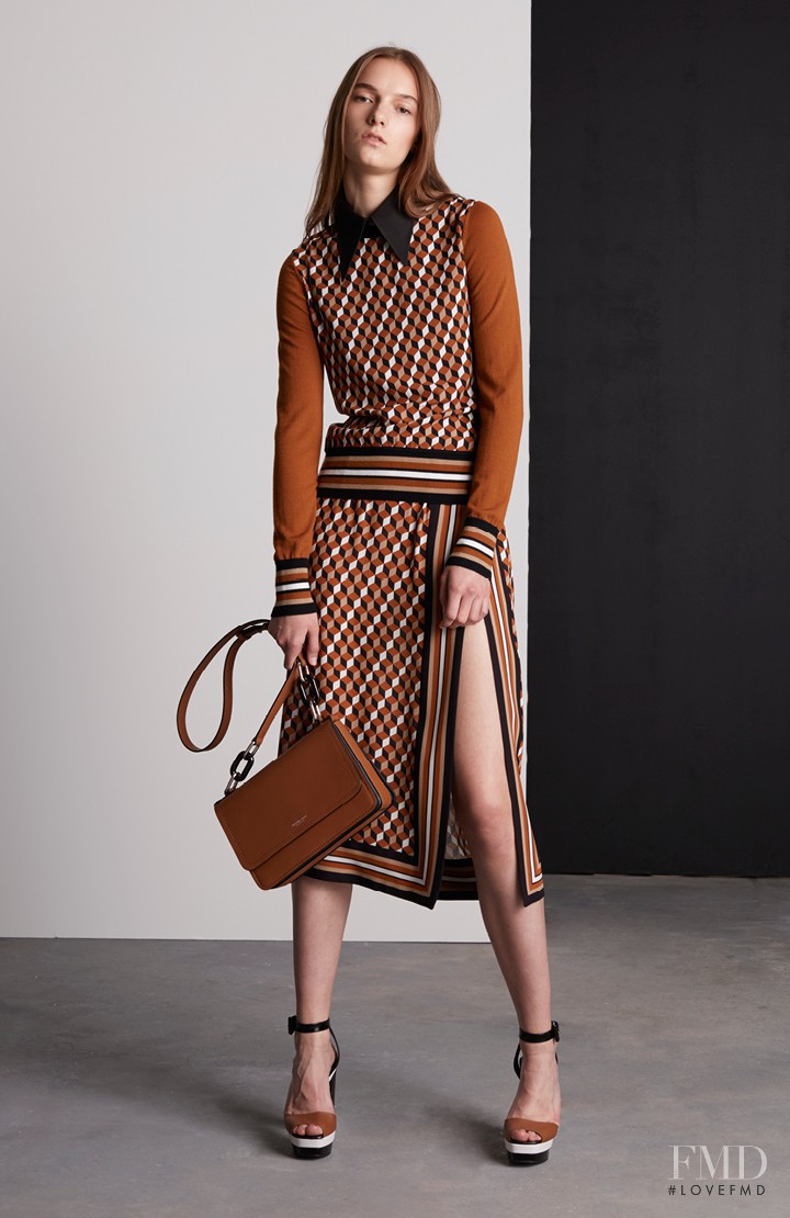 Irina Liss featured in  the Michael Kors Collection lookbook for Resort 2016