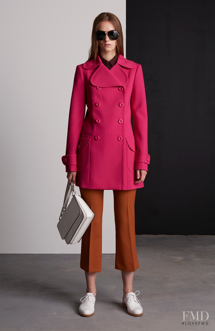 Irina Liss featured in  the Michael Kors Collection lookbook for Resort 2016