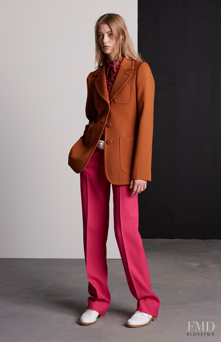 Ondria Hardin featured in  the Michael Kors Collection lookbook for Resort 2016