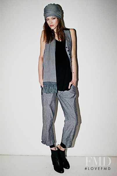 Yulia Kharlapanova featured in  the rag & bone fashion show for Resort 2010