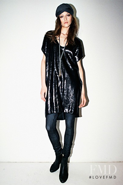 Yulia Kharlapanova featured in  the rag & bone fashion show for Resort 2010