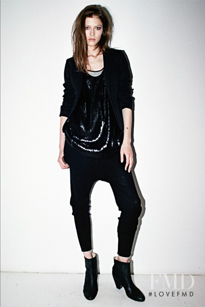 Yulia Kharlapanova featured in  the rag & bone fashion show for Resort 2010