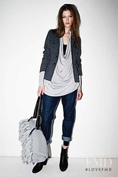 Yulia Kharlapanova featured in  the rag & bone fashion show for Resort 2010