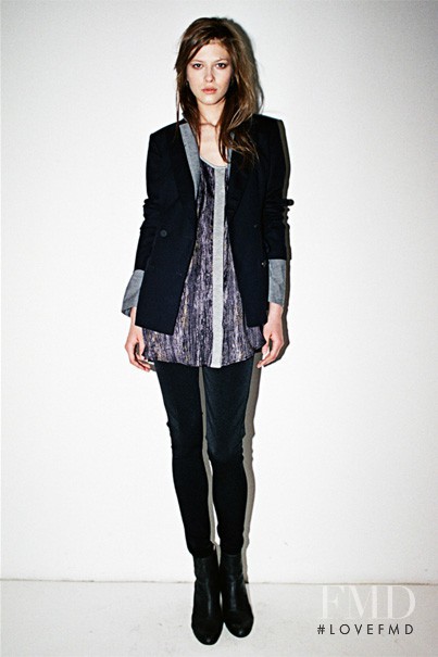 Yulia Kharlapanova featured in  the rag & bone fashion show for Resort 2010