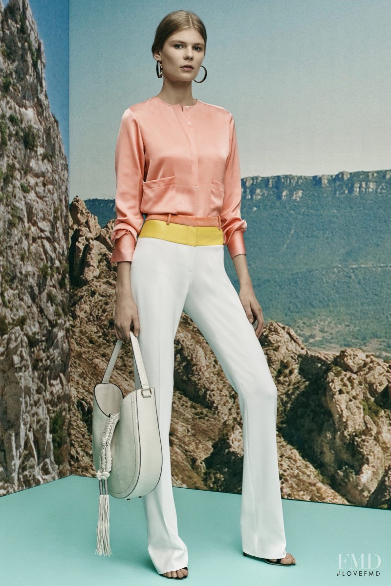 Alexandra Elizabeth Ljadov featured in  the Altuzarra fashion show for Resort 2016