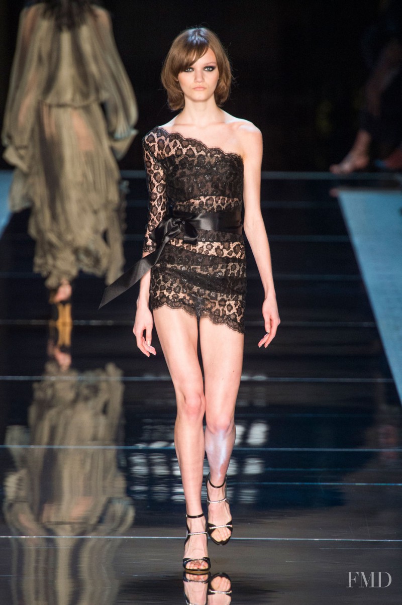 Peyton Knight featured in  the Alexandre Vauthier fashion show for Spring/Summer 2016