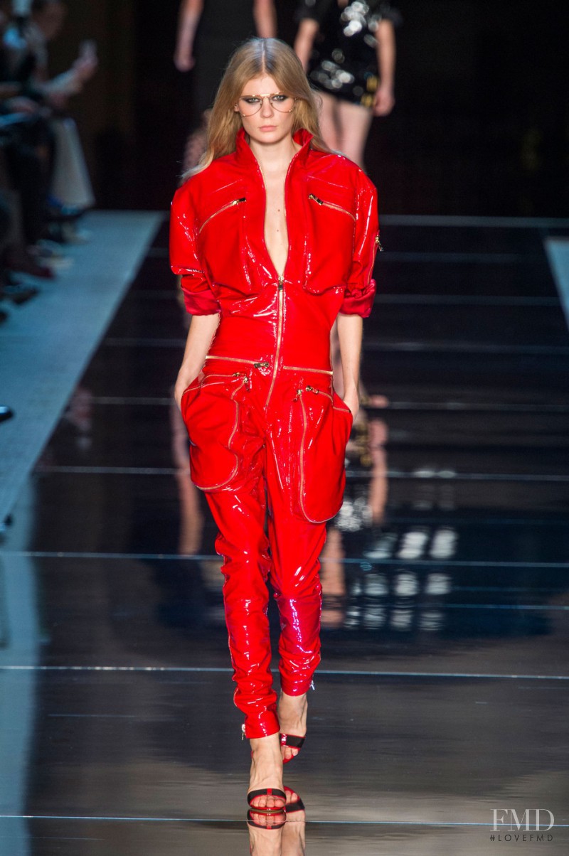 Alexandra Elizabeth Ljadov featured in  the Alexandre Vauthier fashion show for Spring/Summer 2016
