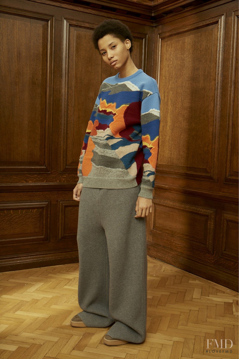 Lineisy Montero featured in  the Stella McCartney fashion show for Pre-Fall 2016