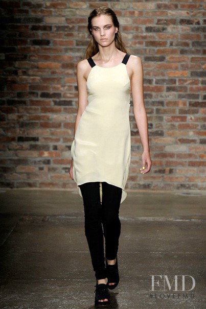 Julija Steponaviciute featured in  the rag & bone fashion show for Spring/Summer 2010