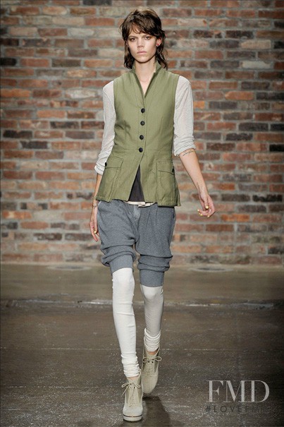 Freja Beha Erichsen featured in  the rag & bone fashion show for Spring/Summer 2010