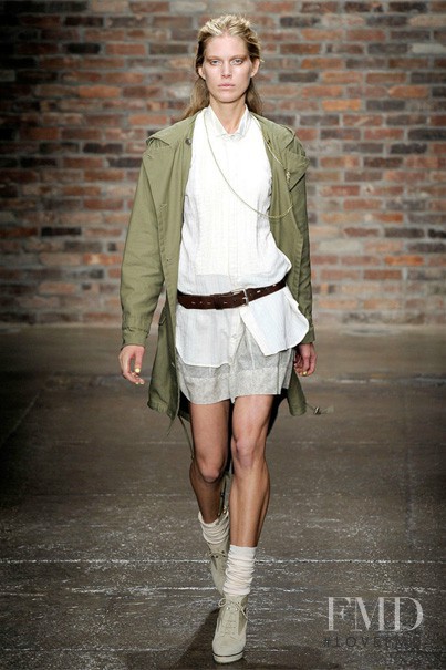 Iselin Steiro featured in  the rag & bone fashion show for Spring/Summer 2010