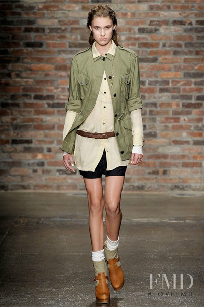 Keke Lindgard featured in  the rag & bone fashion show for Spring/Summer 2010