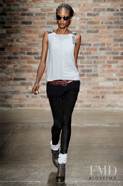 Aminata Niaria featured in  the rag & bone fashion show for Spring/Summer 2010