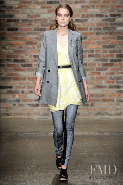 Kim Noorda featured in  the rag & bone fashion show for Spring/Summer 2010