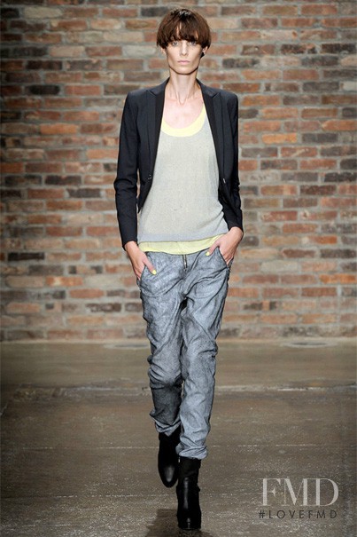 Iris Strubegger featured in  the rag & bone fashion show for Spring/Summer 2010