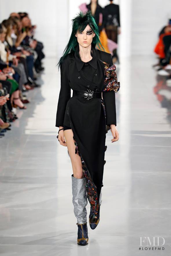 Harleth Kuusik featured in  the Maison Martin Margiela Artisanal fashion show for Spring/Summer 2016