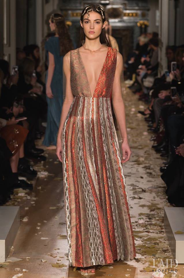 Camille Hurel featured in  the Valentino Couture fashion show for Spring/Summer 2016