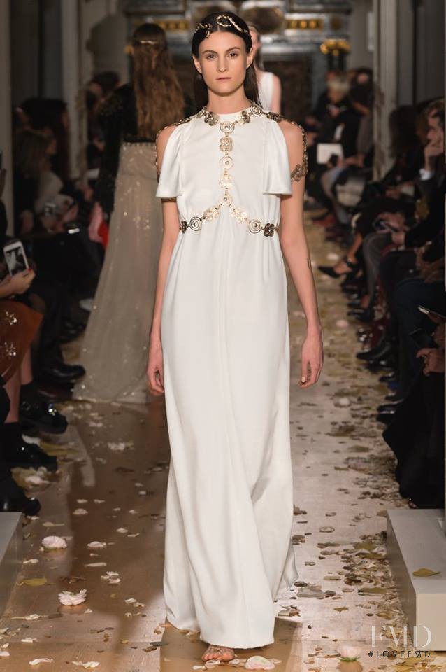 Cecile Canepa featured in  the Valentino Couture fashion show for Spring/Summer 2016
