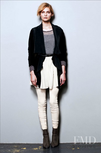 Karolin Wolter featured in  the rag & bone fashion show for Pre-Fall 2010