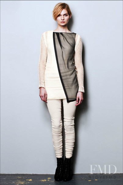 Karolin Wolter featured in  the rag & bone fashion show for Pre-Fall 2010