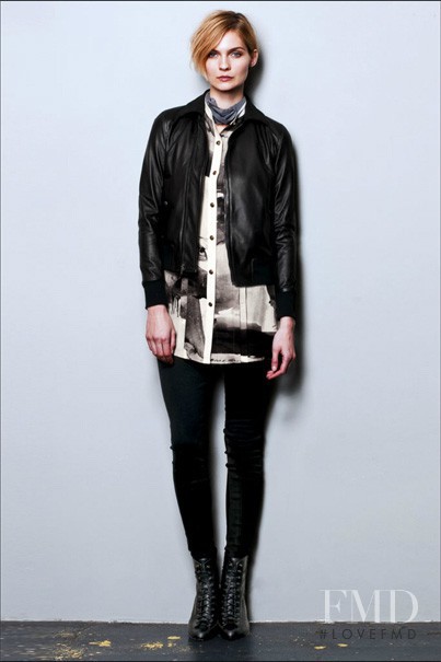 Karolin Wolter featured in  the rag & bone fashion show for Pre-Fall 2010