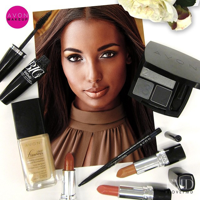 Jasmine Tookes featured in  the AVON catalogue for Spring 2015