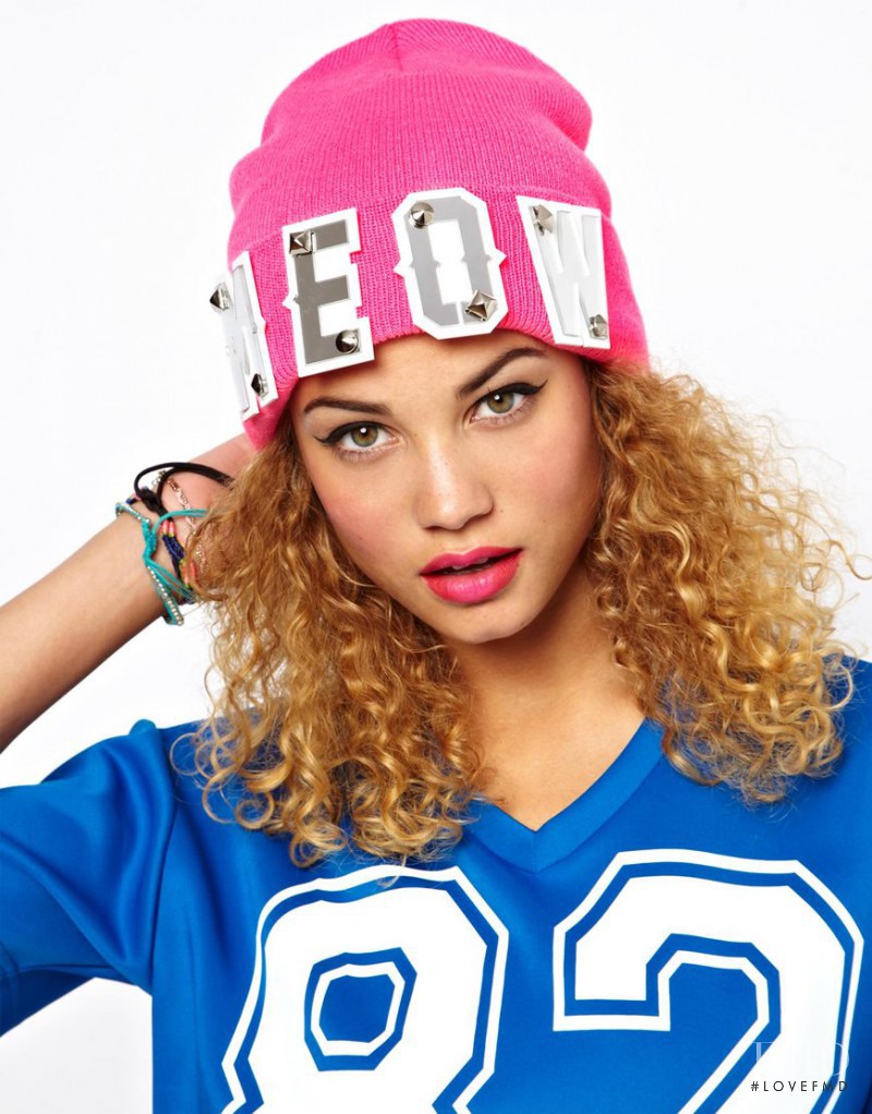 Stephanie Rose Bertram featured in  the ASOS catalogue for Fall 2013