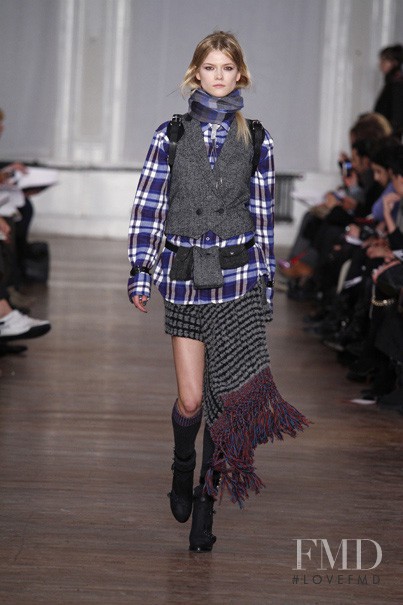 Kasia Struss featured in  the rag & bone fashion show for Autumn/Winter 2010