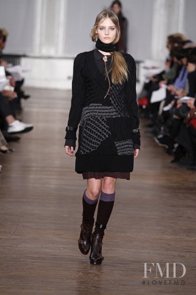 Amanda Norgaard featured in  the rag & bone fashion show for Autumn/Winter 2010