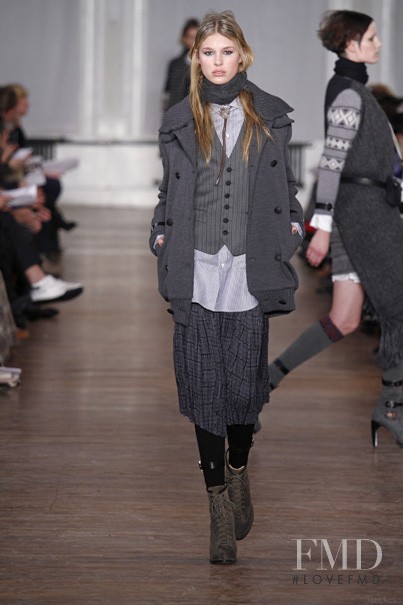 Keke Lindgard featured in  the rag & bone fashion show for Autumn/Winter 2010