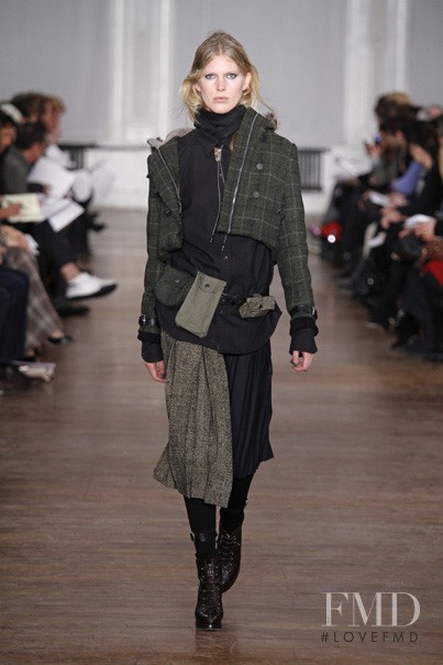 Iselin Steiro featured in  the rag & bone fashion show for Autumn/Winter 2010