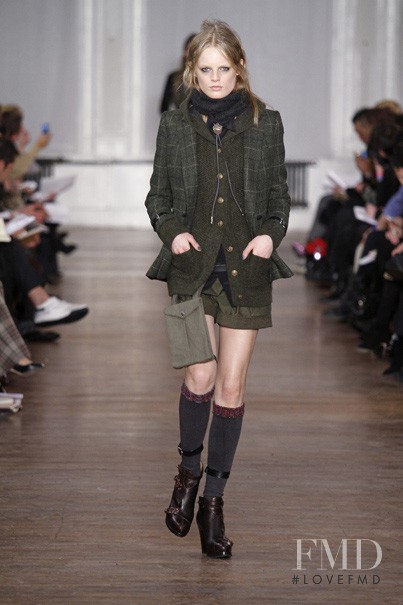 Hanne Gaby Odiele featured in  the rag & bone fashion show for Autumn/Winter 2010