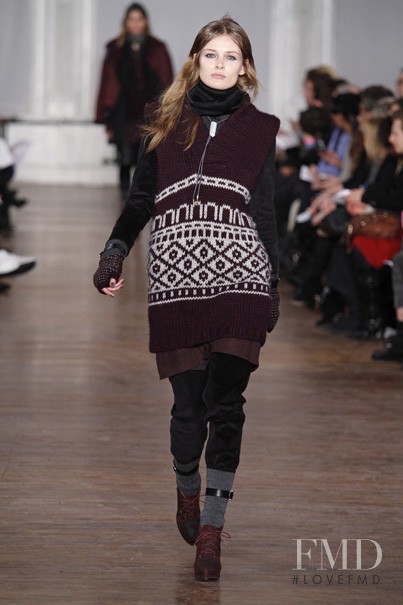 Edita Vilkeviciute featured in  the rag & bone fashion show for Autumn/Winter 2010