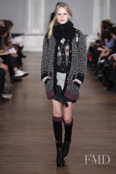 Jenny Sinkaberg featured in  the rag & bone fashion show for Autumn/Winter 2010