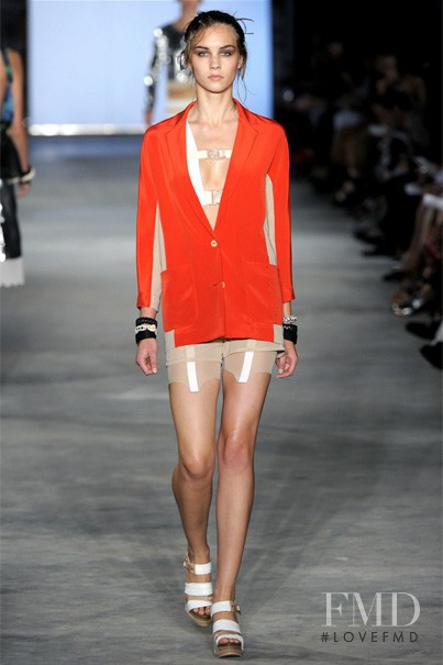Julija Steponaviciute featured in  the rag & bone fashion show for Spring/Summer 2011