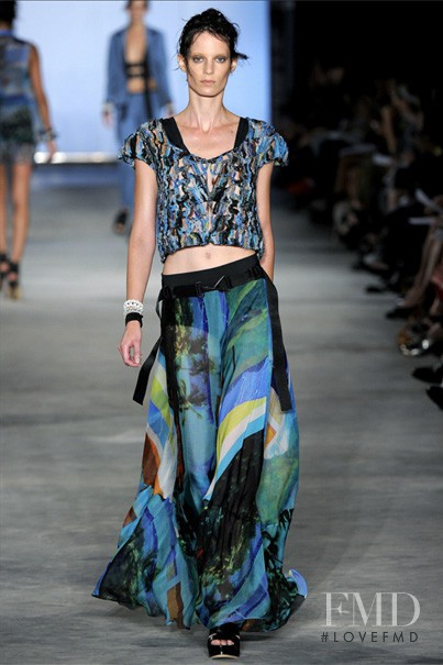 Iris Strubegger featured in  the rag & bone fashion show for Spring/Summer 2011