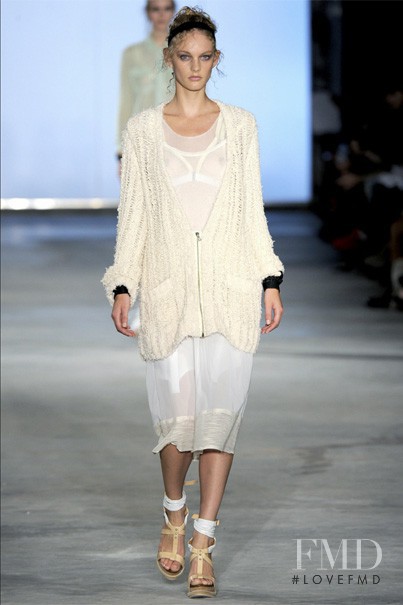 Patricia van der Vliet featured in  the rag & bone fashion show for Spring/Summer 2011