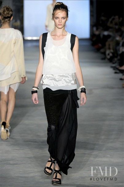Daria Strokous featured in  the rag & bone fashion show for Spring/Summer 2011