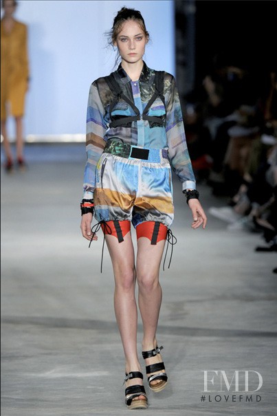 Basia Szkaluba featured in  the rag & bone fashion show for Spring/Summer 2011