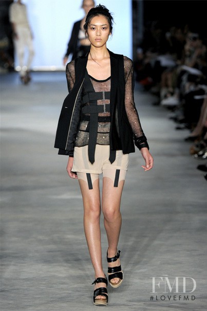 Liu Wen featured in  the rag & bone fashion show for Spring/Summer 2011