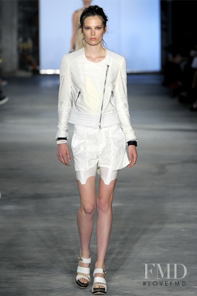 Caroline Brasch Nielsen featured in  the rag & bone fashion show for Spring/Summer 2011