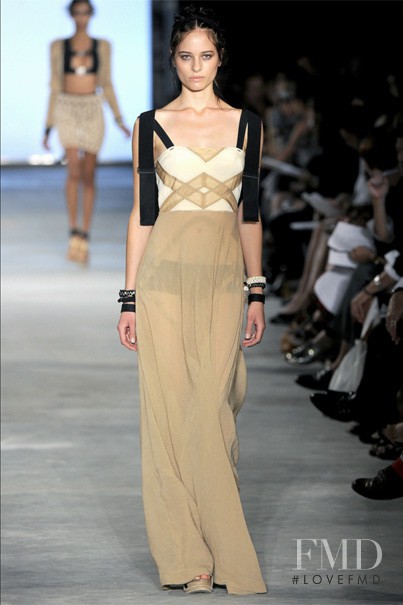 Vanessa Hegelmaier featured in  the rag & bone fashion show for Spring/Summer 2011