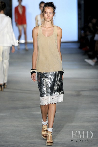 Monika Jagaciak featured in  the rag & bone fashion show for Spring/Summer 2011