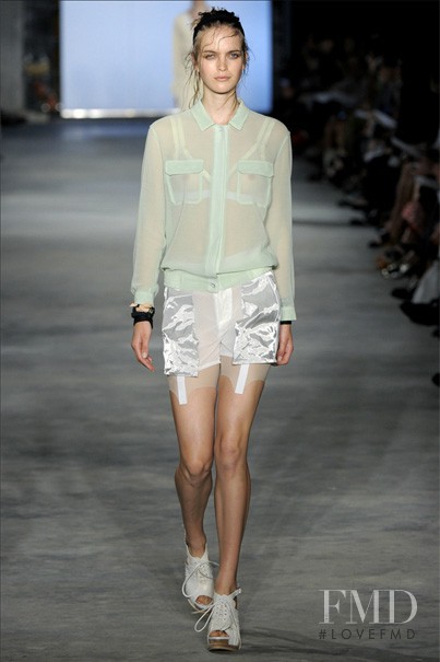 Mirte Maas featured in  the rag & bone fashion show for Spring/Summer 2011