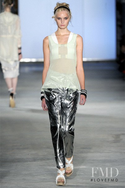 Agnete Hegelund featured in  the rag & bone fashion show for Spring/Summer 2011